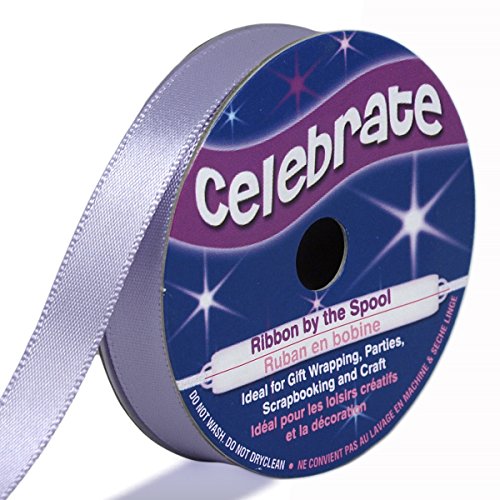 Distrifil - Bobine de ruban - satin - long 6m - larg 9 mm - Celebrate - Violet