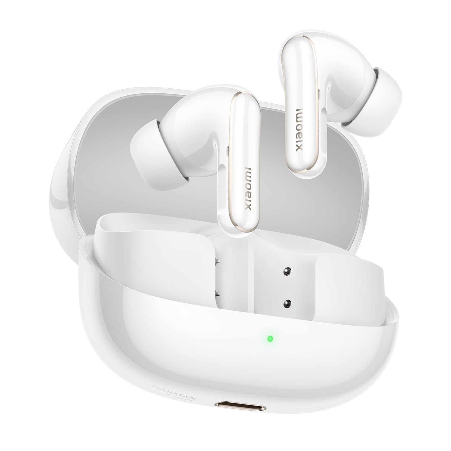 Xiaomi Buds 5 Pro BT-White | 3MIC + AI Call Noise Reduction | Up To 36 Hours Long Battery Life With Charging Box