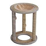 Katze Kletternde Rahmenserie 1023 Sisal Katze Kletternde Rahmenkatze, Die Lustige Katze Des Lustigen Katzenspielzeugs Des Katzebaums Springt (Größe : L-47 * 38cm)