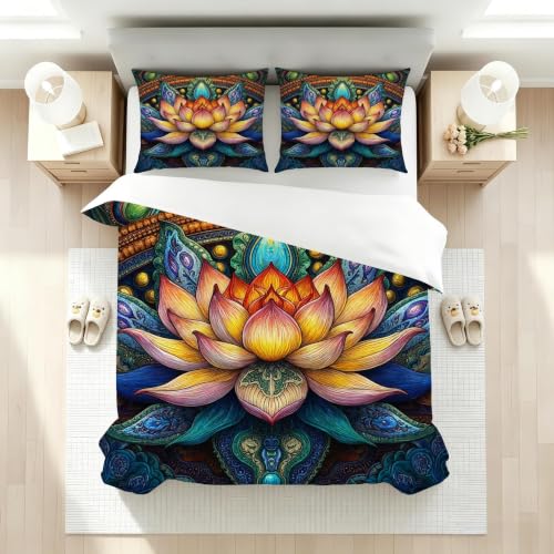 Housse de couette 140x200 bleue en microfibre douce avec fermeture éclair pratique - 3