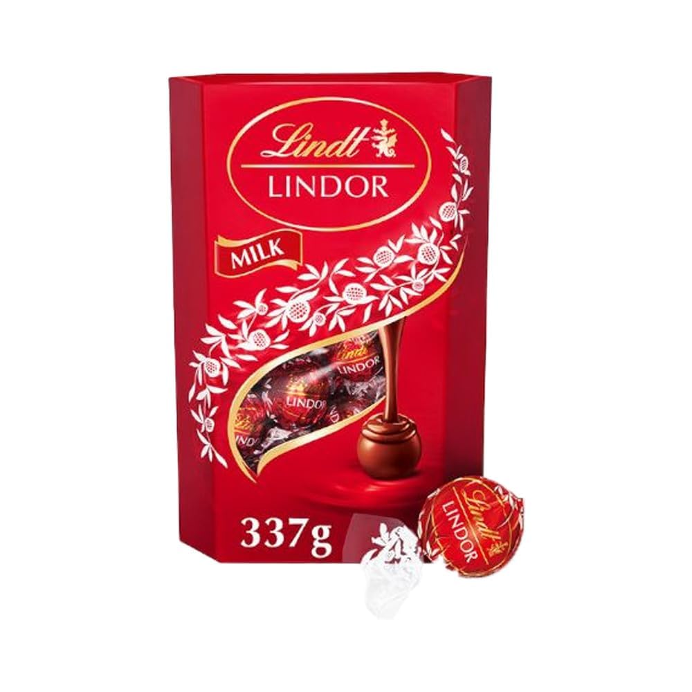 Lindt Lindor Milk Premium Chocolate -337g : Amazon.in: Grocery