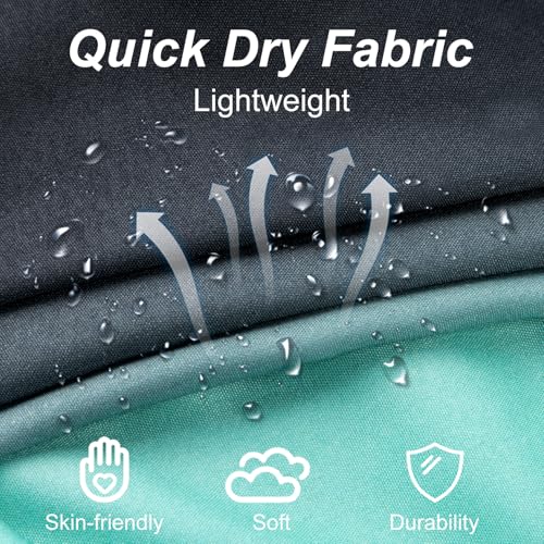 Mens Swim Trunks with Compression Liner 2 in 1 Quick Dry Swimming Shorts Swimwear Bathing Suits with Pockets4