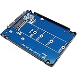 SATA M.2 SSD → 2.5インチ SATA 変換 アダプター 7mm厚 放熱性に アルミ製 ケース SATA M.2 SSDのみ対応 PCIe NVMe SSDとPCIe AHCI対応不可