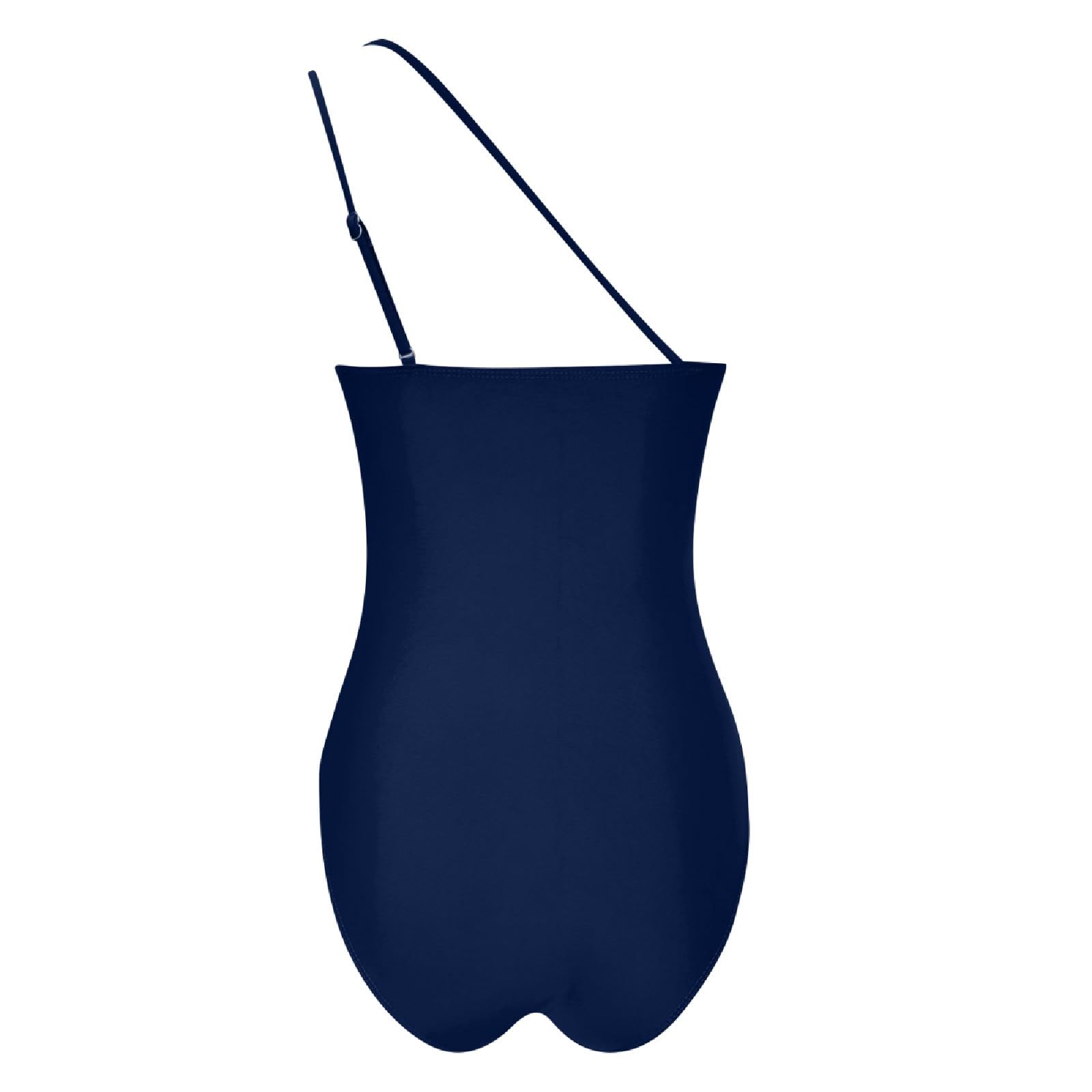 Costume Intero con Spalla obliqua, Design Asimmetrico, Elegante e Moderno.