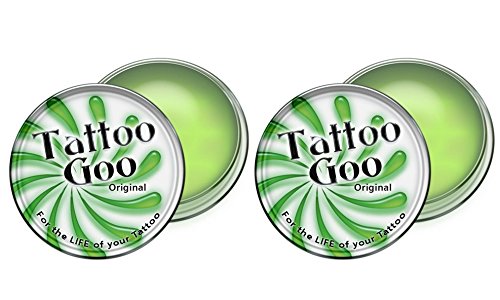 Tattoo Goo Original Aftercare Healing Lotion Ointment Salve for the Life of Your Tattoo : Size 0.75oz / 21g (Pack of 2)