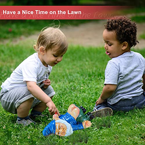 Dgsbbdj Gnomes Decorations For Yard,9.5 Inch Garden Gnomes，Garden Statues Outdoor Clearance，Christmas，Thanksgiving(Blue) #TOP1