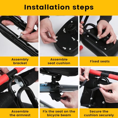 Kids Bike Seat Front Mounted