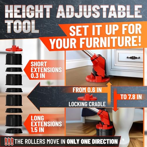 Heavy Furniture Movers with Wheels Set