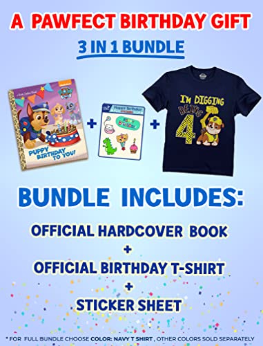 Paw Patrol Rubble Digging Being 4 T-Shirt for Toddler Boys - 4th Birthday Outfit with Construction Bulldozer Theme2