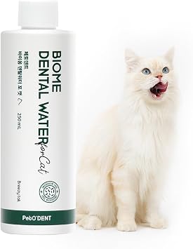 PetODent Dental Water Additive for CatsNo Brushing Needed, Fresh Breath, Tartar Control & Gum Care with Catnip & Silvervine Extracts, 8.45 fl oz / 250ml