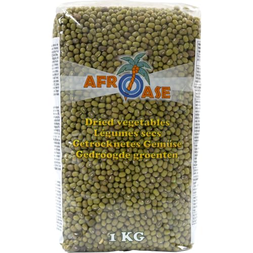 AFROASE Haricots Mungo Verts – 1 x 1 kg