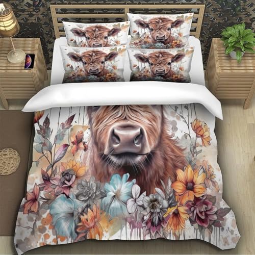 Parure de lit microfibre 3D Chapeau d'abeille housse de couette