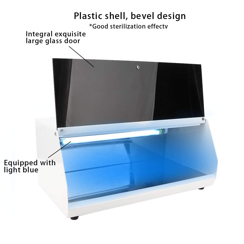YUYTE Gabinete de Esterilizador Estetica UV, 5.8L Caja de Esterilización, Equipo de Desinfección Salud para Toallas y Biberón para Salones de Belleza(EU)