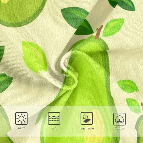 Girls Underwear Toddler 2t Cotton Little Girl Panties Fun Print Kids Briefs Undies Green Pears Leaves Fruits3