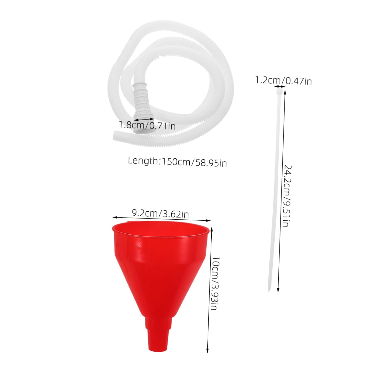 Cabilock Xmas Tree Watering Funnel System Festive Watering Tools Sturdy Plastic Easy to Use for Christmas Trees