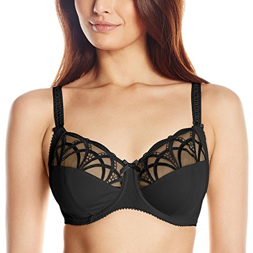 Fantasie Women's Alex Underwired Side Support Bra, Black, 34E