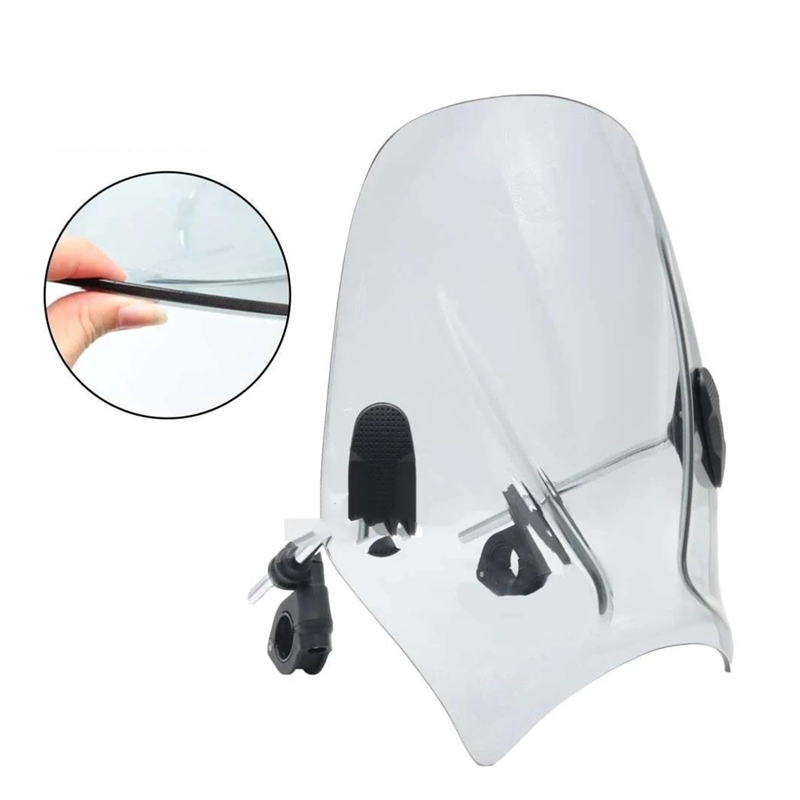 Parabrezza Deflettori Vento Per M&oto Per G&uzzi V7 Per STONE 850 V7 Per III Per STONE 750 Parabrezza Per M&oto Schermo Antivento Regolabile Cupolino Spoiler(2)