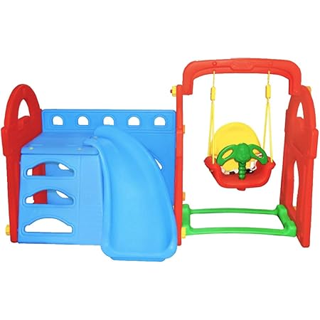 eHomeKart Slide and Swing Combo for Kids - PlayTool Happy Garden Slider ...