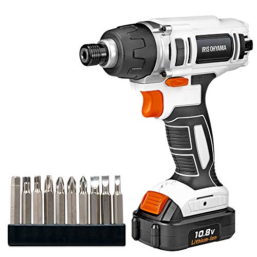 アイリスオーヤマ 充電式 インパクトドライバー 10.8V コードレス...