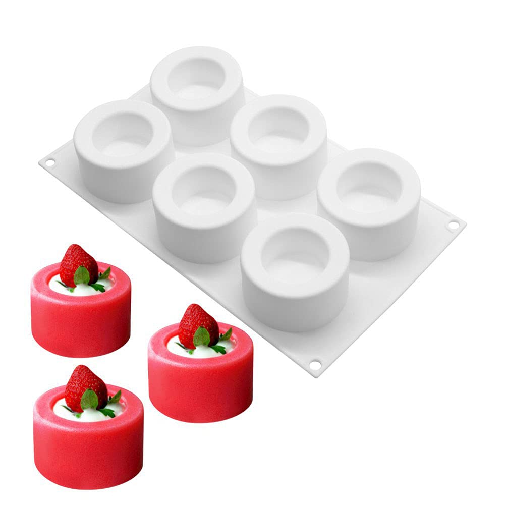 Molde de silicona para tartas de mousse antiadherente para hornear moldes de chocolate de primera calidad, baby shower, boda, fiesta de cumpleaños, decoración de pasteles (pudín)