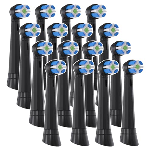 �����p���u���V�w�b�h Oral-B iO 3/4/5/6/7/8/9/10�V���[�Y�A���e�B���b�g�N���[���d�����u���V�AOral-B iO�d�����u���V�p(�u���b�N�A�~�f�B�A��)16�p�b�N