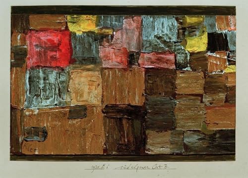 Peinture Paul Klee Place alpine du sud : une ambiance artistique unique pour votre salon