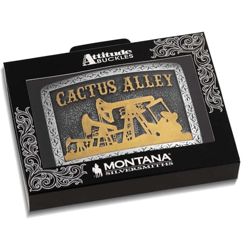 Image of Montana Silversmiths Officially Licensed Cactus Alley Hat Co. Western Lifestyle Belt Buckle