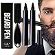 Cutiolly Bartstift, 2er Set, Schwarz, Wasserfest, Bartfüller für Männer, Bartpflege, für Erwachsene Männer mit Bart, männlich