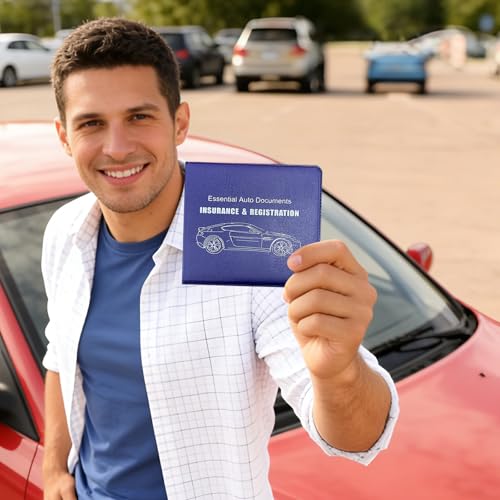 Organizador de Documentos Automotriz Azul miniatura 6
