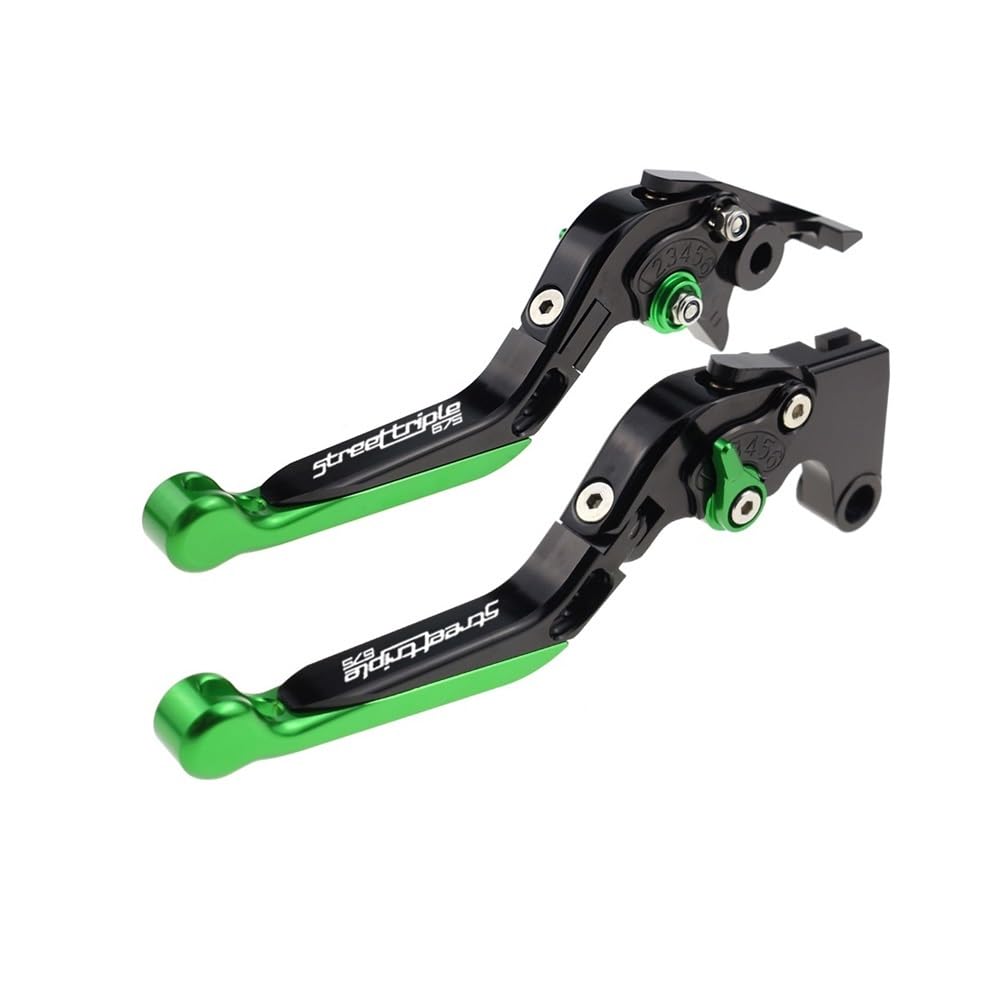 Mlioju H Motorcycle Clutc Lever For Street Triple R Rx 2009-2016 Motorcycle Accessories Folding Extendable Brake Clutc Lever Set