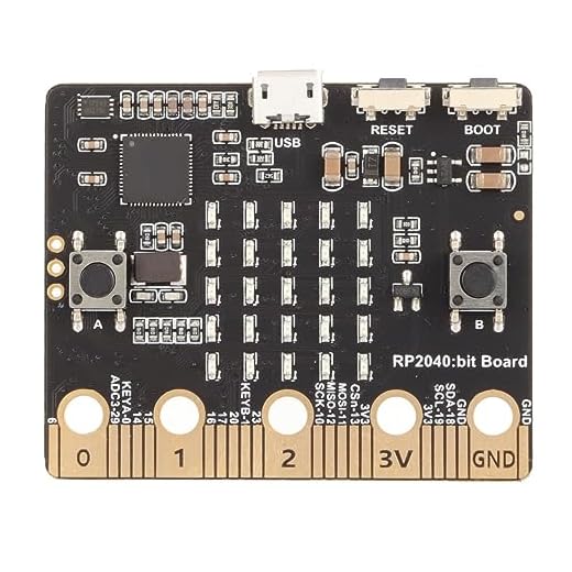 Vikye Scheda di Sviluppo, Scheda di Sviluppo Micro Bit RP2040 con Luce LED per Scheda PCB Processore RP2040