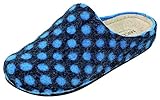  MICCOS Shoes Hausschuhe D.Hausschuh in blau/Komb, Größe 36.0,