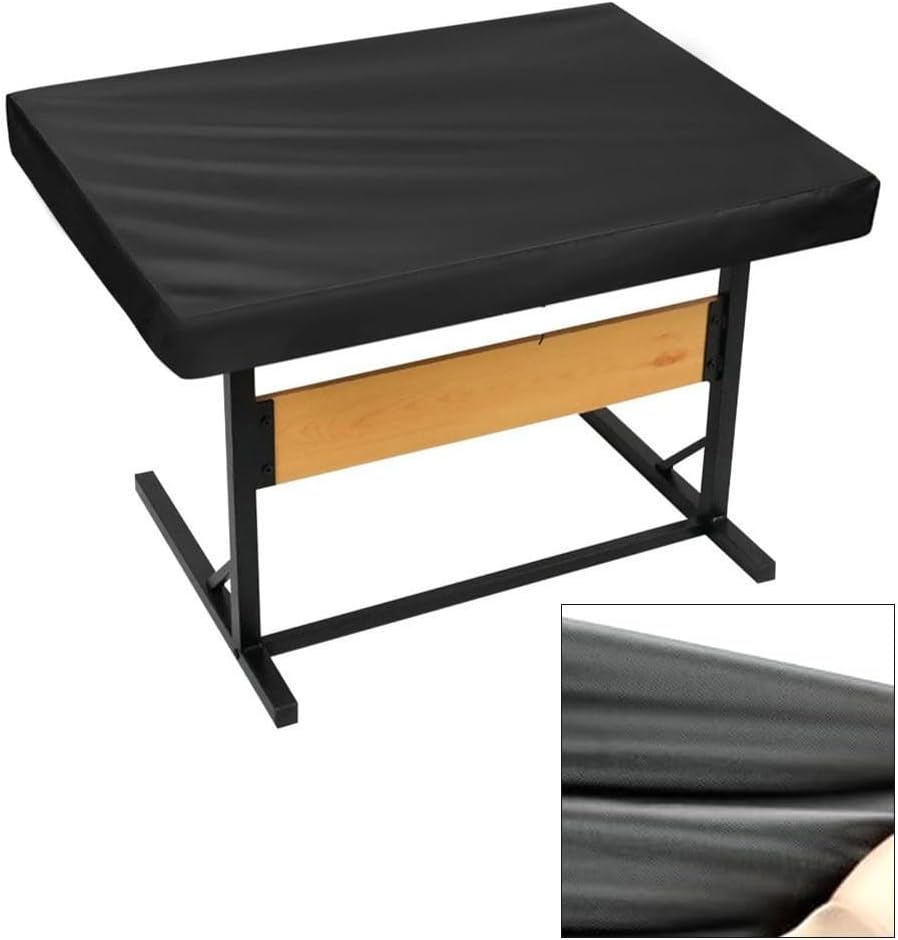 Jigsaw For Puzzle Table Cover for 1500 Piece Puzzles, 400D Oxford Cloth Dust Protector with Drawstring, Waterproof Storage Case for Puzzle Board, Black(107 * 76 * 20cm)