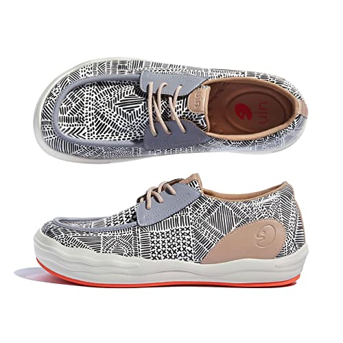 UIN Men's Fashion Platform Sneaker Slip On Walking Casual Comfortable Art Painted Travel Shoes Andalusia3