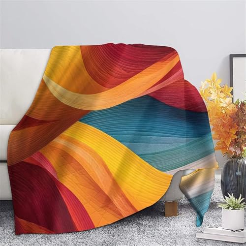 Couverture vagues 3D légère et lavable pour un lit impeccable