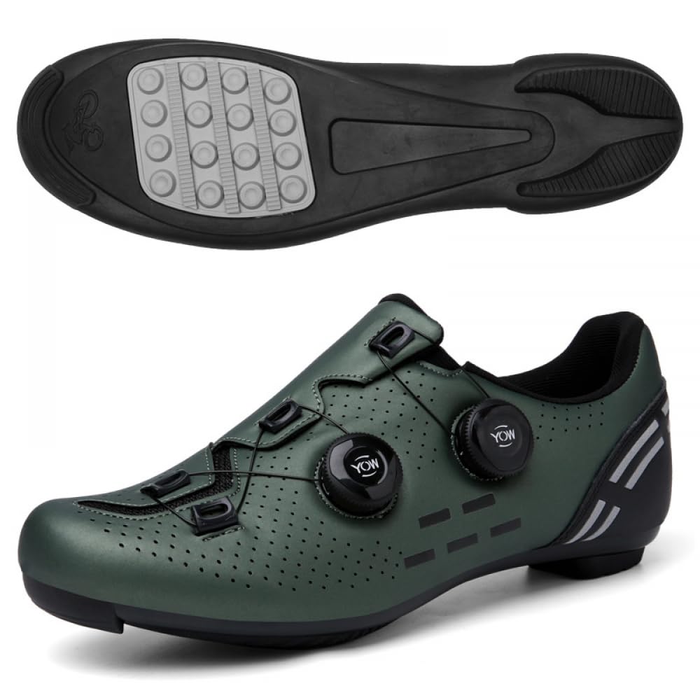 Radsportschuhe Für Damen Und Herren, Atmungsaktive, rutschfeste Fahrradschuhe Im Sneaker-Stil Mit Gummisohle Für Rennradfahren, Mountainbiking Und Indoor-Cycling