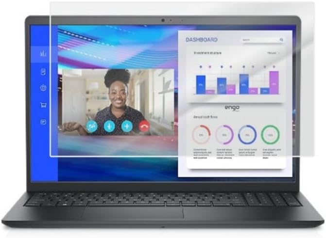 Engo Dell Vostro 3525 15.6 inç ile Uyumlu Mat Ekran Koruyucu Şeffaf