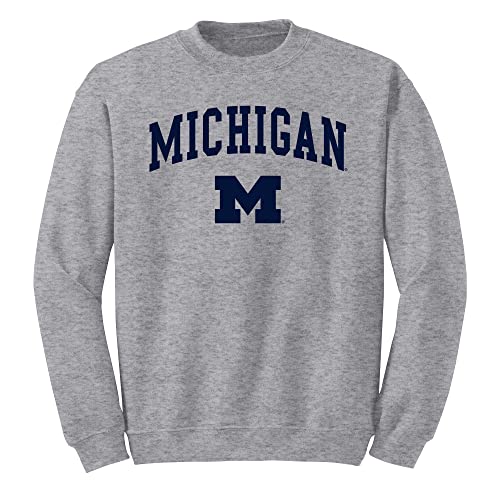 NCAA Arch Logo, Team Color Crewneck, College, University