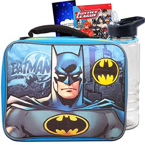 Fast Forward Batman Lunch Box For Boys Set - Bundle With Batman Lunch Bag, Water Bottle, Batman Stickers, More | Batman Lunch Bag #TOP25