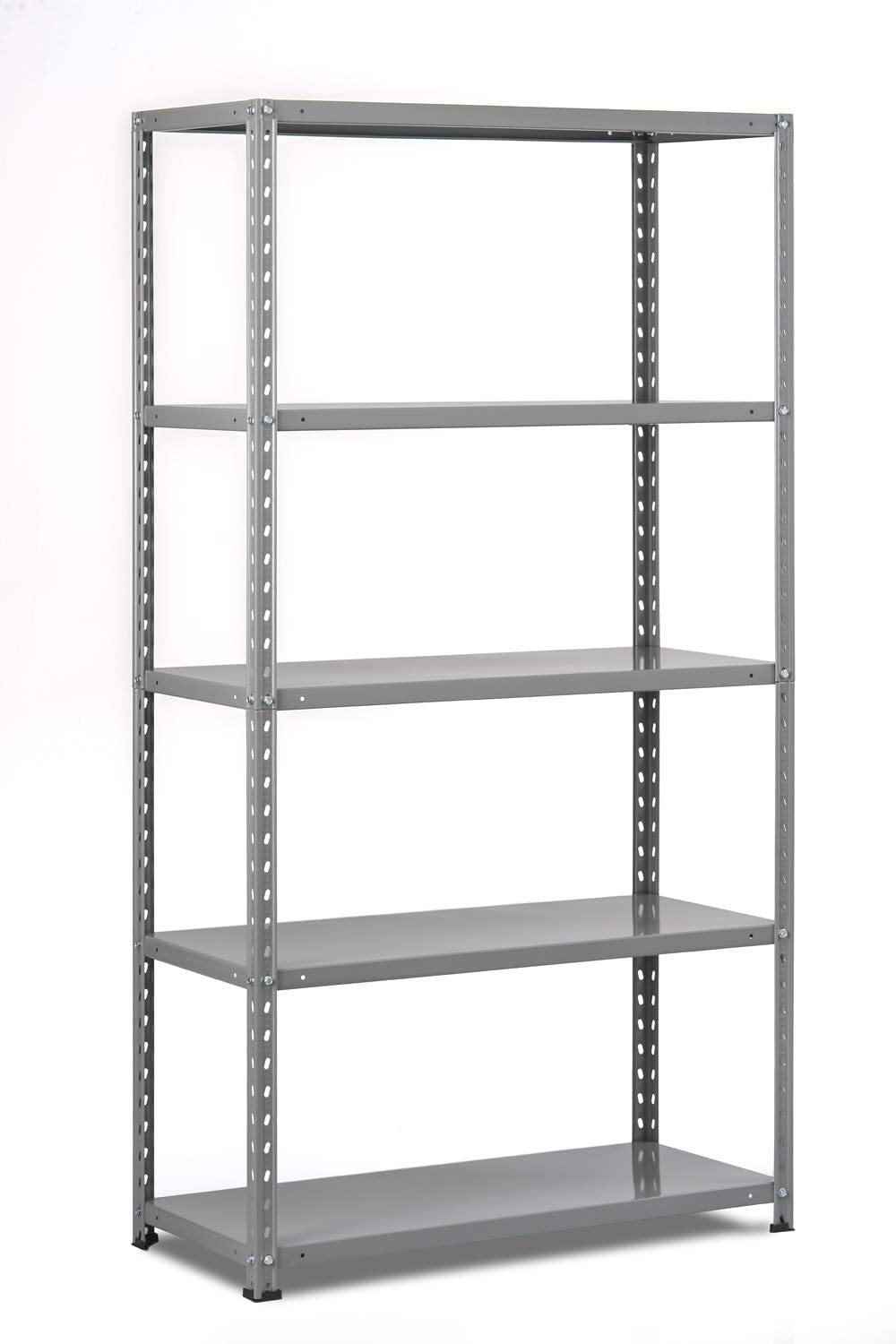 Scaffale Metallico 5 Ripiani Rinforzati Brixo Misura 100x40 cm - Altezza 188 cm
