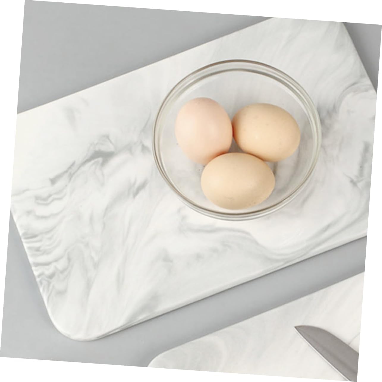 Ciieeo Large Marble-Design Ceramic Cake Transfer Plate Cake Drum Replacement for Sushi Bread Desserts Hotel Home Use