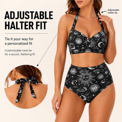 Image of Holipick Women's High Waisted Bikini Set