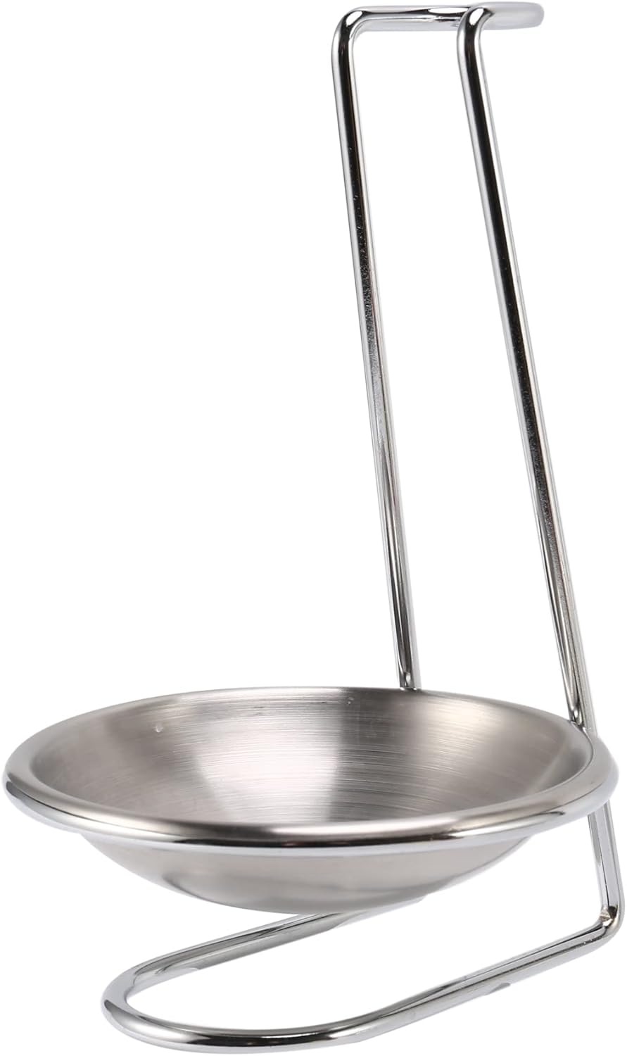Ksrnsne Stainless Steel Spoon Rest Holder,Long Handle Vertical Saving