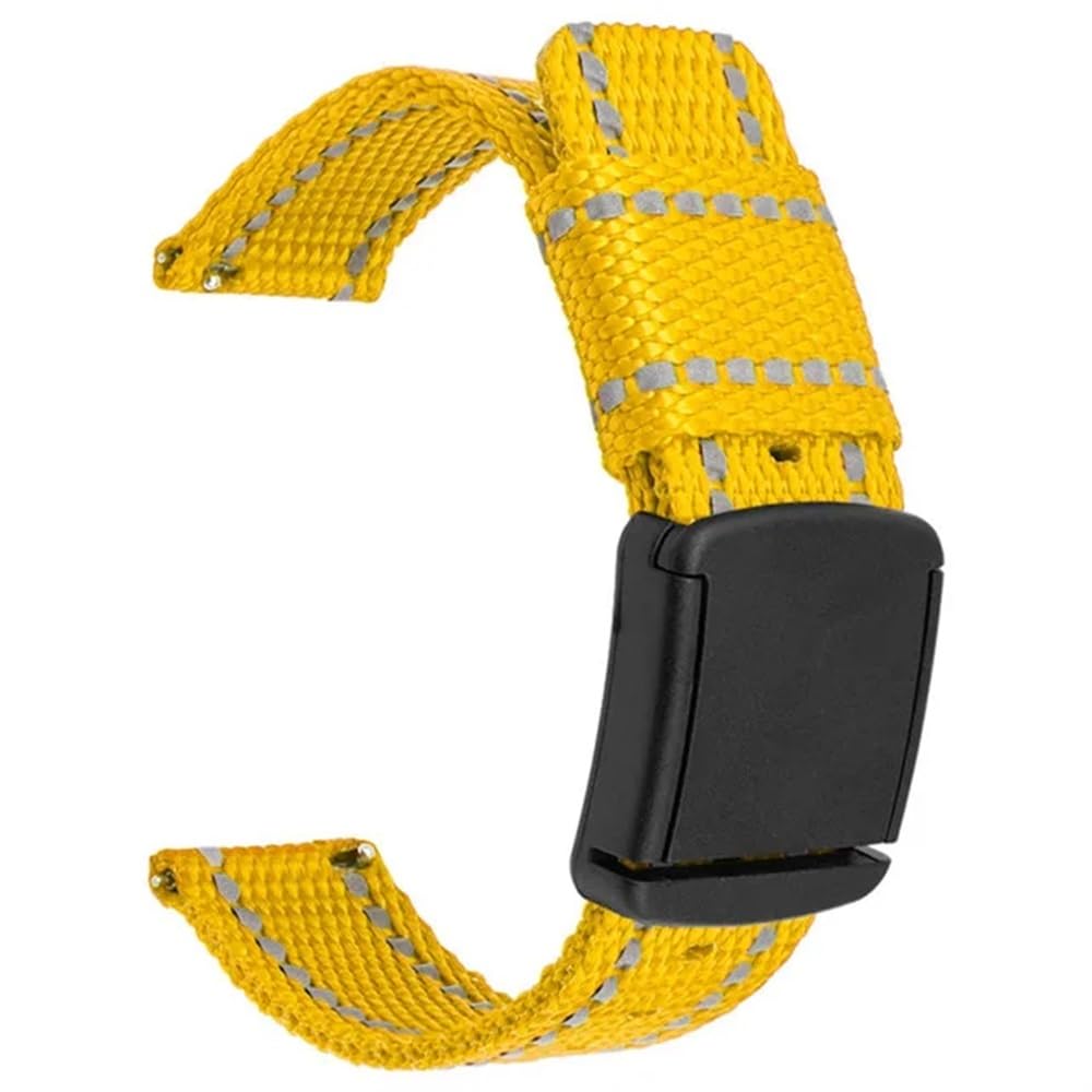 Hebilla ajustable Pulseras nylon elástico trenzado Correa de apertura rápida de 20mm, pulsera Universal de nailon con botón pulsador, correa de repuesto, correa de reloj de nailon
