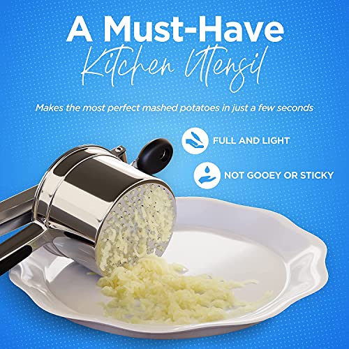 Prioritychef Large 15Oz Potato Ricer, Heavy Duty Stainless Steel Potato Masher And Ricer Kitchen Tool, Press And Mash Kitchen Gadget For Perfect Mashed Potatoes - Everytime #TOP3