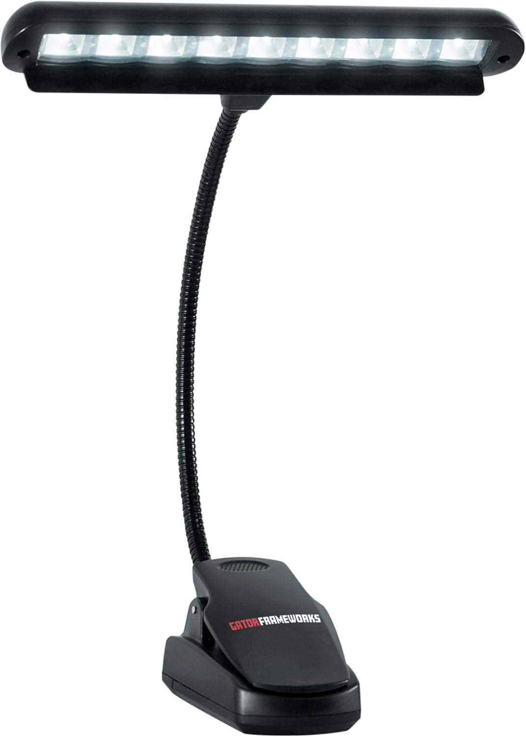 Gator Frameworks Music Stand Lamp Light with Adjustable Goose Neck, (GFW-MUS-LED)
