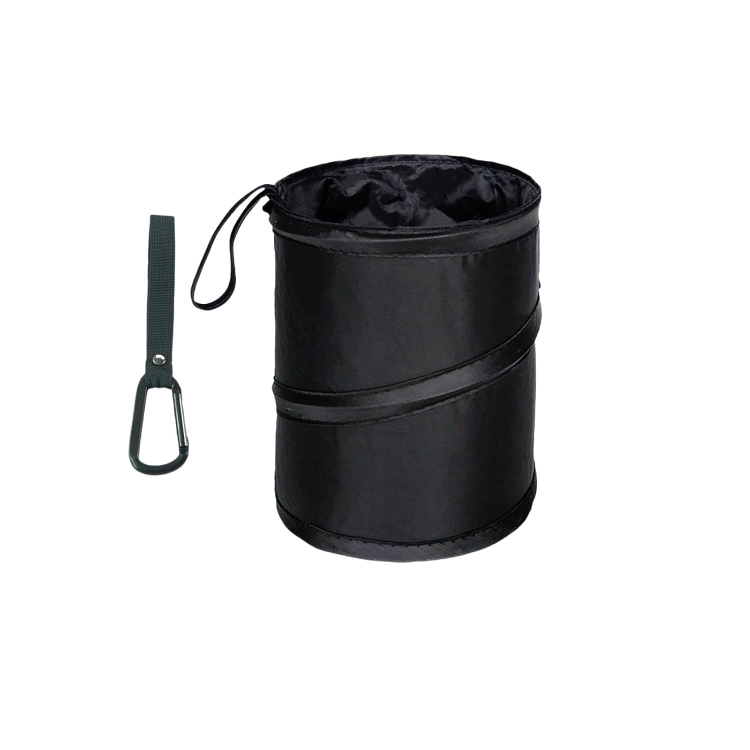 car Trash can,Foldable Car Trash bin, Suspended car Garbage Bag, Collapsible Car Garbage Can,Attached Hook, Car Trash Bins That are Convenient to Clean(1.5 Gallons)