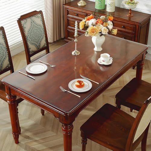 [?�ɓ��I]�_�C�j���O�}�b�g ���� 90x265CM �N���A�}�b�g 1.5mm�� �G���{�X���H �@���� PVC�}�b�g ���g�[�Ή� �������ȒP���H �J�b�g�ł��� �T�����Ƃ�����G�� ���� �n�[�h�t���A/��/�t���[�����O�Ή�(Color:Frosted)