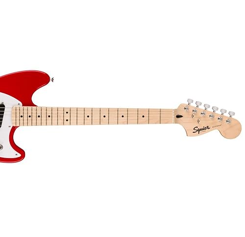 極美品 Squier by Fender MUSTANG Sonic レッド Squier Sonic Mustang Electric Guitar - Torino Red | Sweetwater