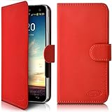  Seluxion – Funda tipo cartera universal S color coral para Wiko Highway Star